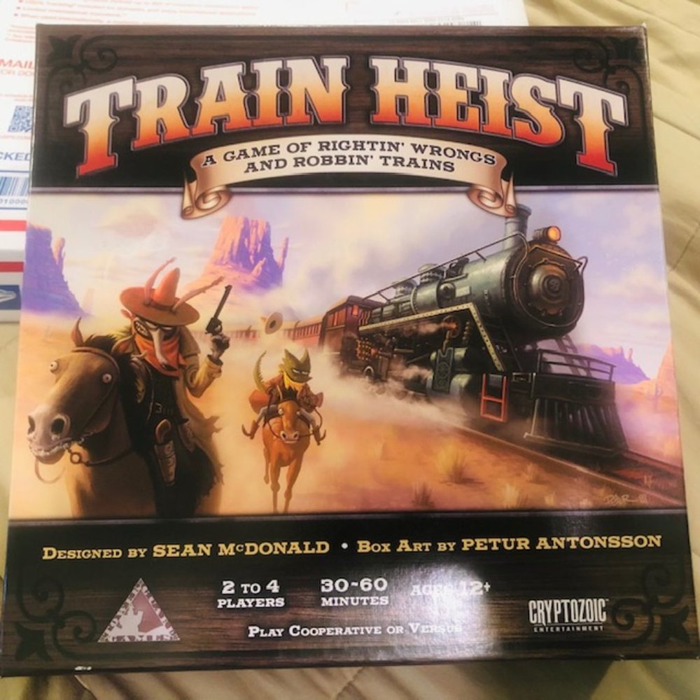 Vintage Board Game Train Heist 2017 Collector Quality